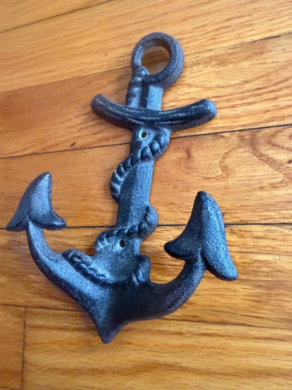 Decorative Black Cast Iron Anchor Wall Hook